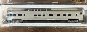 0001-041376 Con-cor 0001-421101 1 N Scale 5 Santa Fe Dome Observation With Mt Passenger Car