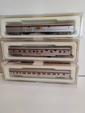 0001-427103 Con-cor - N Scale Pennsylvania Railroad 3 Car Set