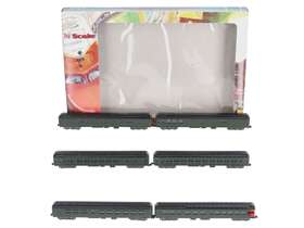 0003-570000 Con-cor N Undecorated Heavyweight Passenger Car Set Of 6 Ln