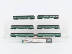 0003-570008 Con-cor N Scale Sou Crescent Limited Heavyweight Passenger 6-car Set 0003-570008 Con-cor N Scale Sou Crescent Limited Heavyweight Passenger 6-car Set