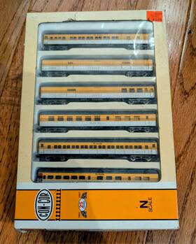 0003-570018 Con-cor Six Car Heavyweight Passenger Set Denver Rio Grande