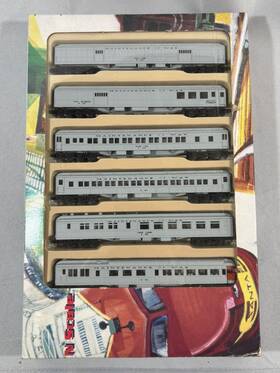 0003-570020 Con-cor N Scale Heavyweight 5-car Passenger Set Maintenance Of Way