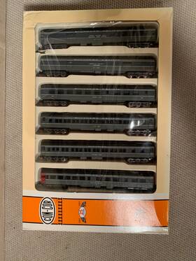 0003-570023 Con-cor N Scale Southern Pacific 6 Car Heavyweight Passenger Set 0003-570023 Con-cor N Scale Southern Pacific 6 Car Heavyweight Passenger Set