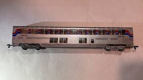 001-000842 Con-cor Ho Scale Amtrak Phase Iii Superliner Cafe-lounge New Ob