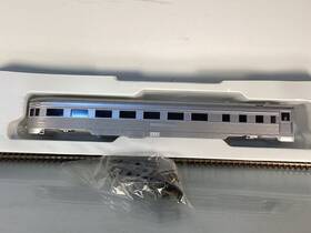 1-000731-2 Con-cor 85ft Corrugated Sides Observation Car Undecorated Nib