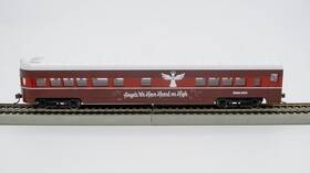 1007017 Con-cor Ho 2024 Christmas Smooth-side Observation Car