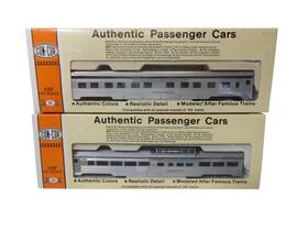 223-731 Con-cor 1/87 Ho Scale Lot Of 2 California Zephyr Dome Car And Pullman Kits