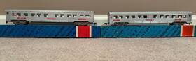 223-791 Con-cor Two 2 85ft 10-6 Pullman Sleepers Corrugated Sides Ho Gauge Excellent