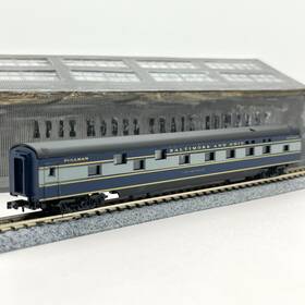 Con-cor 4011w Con-cor N Scale Baltimore Ohio Smoothside Sleeper Coach Cascade Bluff