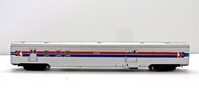 4001j Con-cor 4021j N Scale Amtk Amtrak Smooth Side Baggage Passenger Car Boxed