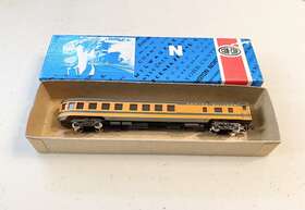 4041d Con-cor N Scale Gn Great Northern Smooth Side Observation Passenger