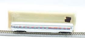 4041j Con-cor N Scale Smoothside Observation Car Amtrak Phi