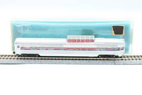4051j Con-cor N Scale Observation Vista Dome Car Amtrak Phi 4051j Con-cor N Scale Observation Vista Dome Car Amtrak Phi
