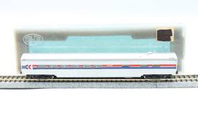 4071j Con-cor N Scale Smooth Side Diner Passenger Car Amtrak Ph1 4071j Con-cor N Scale Smooth Side Diner Passenger Car Amtrak Ph1