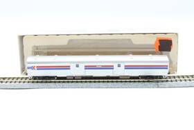 4081j Con-cor N Scale Smooth Side Full Baggage Car Amtrak Ph1 4081j Con-cor N Scale Smooth Side Full Baggage Car Amtrak Ph1