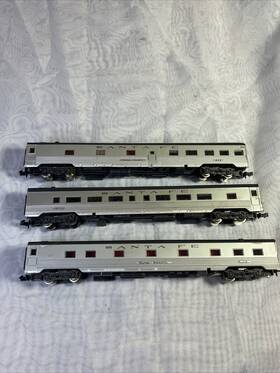 4301a Con-cor N Scale Santa Fe Pine Beach Streamlined Coach Corrugated Side Trix Germany