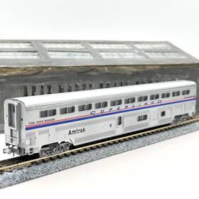 31026 Con-cor 4623 Amtrak Phase Iv Superliner Passenger Coach Baggage N Scale