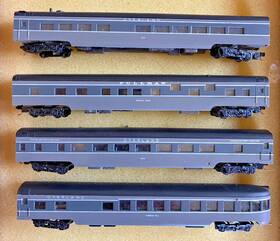 Con-cor #5113 Con-cor N-scale Passenger Cars Limited Edition Set #4 Up - Overland See Details