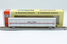 603036 Con-cor N Scale Tri Level Auto Rack Car Amtrak Train #9002 603036 Con-cor N Scale Tri Level Auto Rack Car Amtrak Train #9002