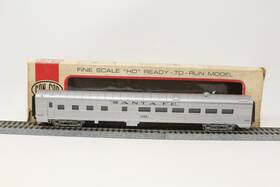 H-722 Con-cor Ho Streamline Dining Passenger Car Santa Fe 604 Silver