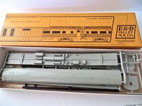 018-4400 E&b Ho Valley Series Pullman Standard Undecorated 4-4-2 Sleeper Kit New Oldstock