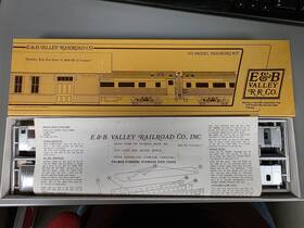 018-3502 E&b Valley Ho Pullman Stainless Coach/combine Building Kit