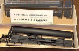 018-4601 E&b Valley 018-4501 Ho Pullman Sleeper 6-6-4 Coach Car New York Central Kit