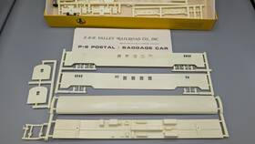 018-4700 E&b Valley #018-4700 Pullman Standard Postal Baggage Undecorated Ho Kit. Nos