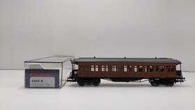 5066k Electrotren Ho Scale Illuminated Wooden Coach Inch Costa Passenger Car Ex/box