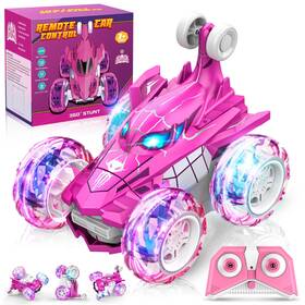B0f9sjnd3m Excitobo Remote Control Car 360 Flips 2.4ghz Fast Stunt Rechargeable 4wd Double Sided R