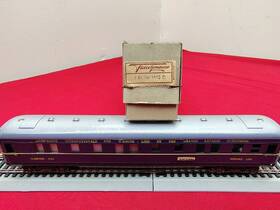 1413b Fleischmann Rare 1952 Ho Blue Orient Express Sleeping Car In Original Box