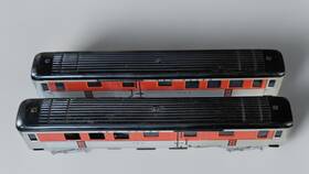 1415-n Fleischmann Set Of 2 Ho New Haven 1415 N Passenger Cars