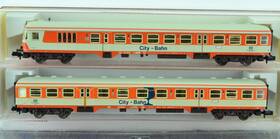 8124 Fleischmann 8119 2x 8123 Db City Bahn Passenger Cars - Control Car N Scale