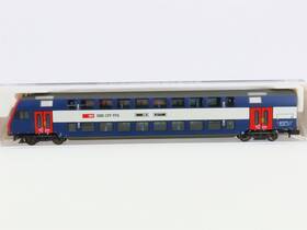 815381 Fleischmann N Sbb Swiss 2nd Class Bi-level Coach Passenger Control Car