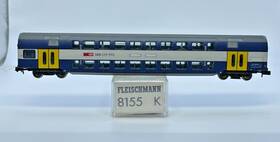 8155k Fleischmann N Scale 8155 K Double-decker 1st/2nd Class Db Original Box