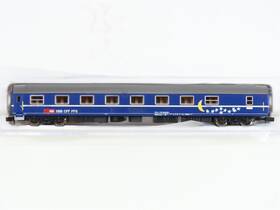 860709 Fleischmann N Scale Sbb Cff Ffs Swiss Sleeper Passenger Car #451-4