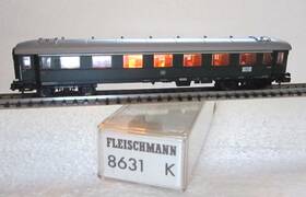 8631k Fleischmann N Db 1st Class Express Train Passenger Car With Lighting Ovp A