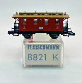 8821k Fleischmann N Scale 8821 K Passenger Car Original Box 8821k Fleischmann N Scale 8821 K Passenger Car Original Box