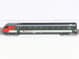 890182 Fleischmann N Sbb Swiss 2nd Class Coach Passenger Control Car With Dcc