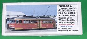 279-701 Funaro & Camerlengo F&c 701 Pacific Electric Pcc Trolley Traction Streetcar 1-pc Kit In Box