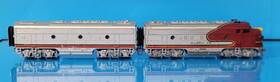 2-805 Globe Cb21 Vintage Ho Santa Fe Diesel Locomotive Ab Set - Untested