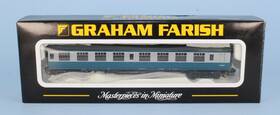 374-055c Graham Farish By Bachmann Br Mk.1 Corridor Second Sk Passenger Coach Blue/grey