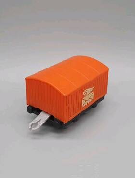 Bml07 Gullane 2013 Mattel Thomas And Friends Trackmaster Percy Orange Plastic Train Mail Car Toy
