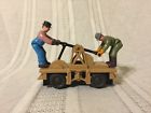 6-18429 Handcar Nib Lionel Scale Railroad Workers Operating