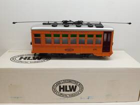 Ns-55005 Hartland Locomotive Works G Scale Illinois Terminal Birney Trolley 176