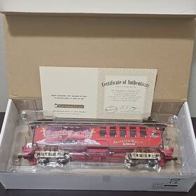 14-00432-038-lit Hawthorne Village Budweiser Collectible Train Inch The Adolphus Combine Car