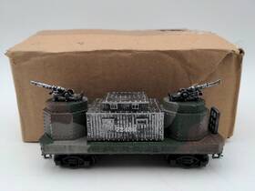 Hawthorne Village 72486 Ho Armored Train Rail Car Twin Cannon