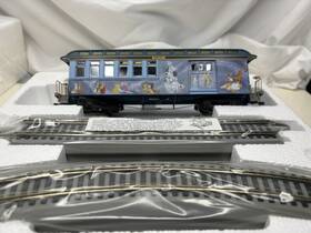 79345 Hawthorne Village Ho Gauge Disney Express Passenger Car 1950-1970 With Track Nib