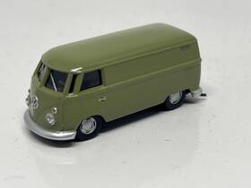 Herpa-90469mg Herpa Models 1/87 Ho Scale Vw Volkswagen T1 Cargo Van Metallic Green Assembled