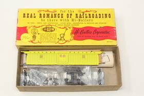 Cp1-21 Hi-ballers Ho Baggage Car Central Pacific Yellow Metal Kit